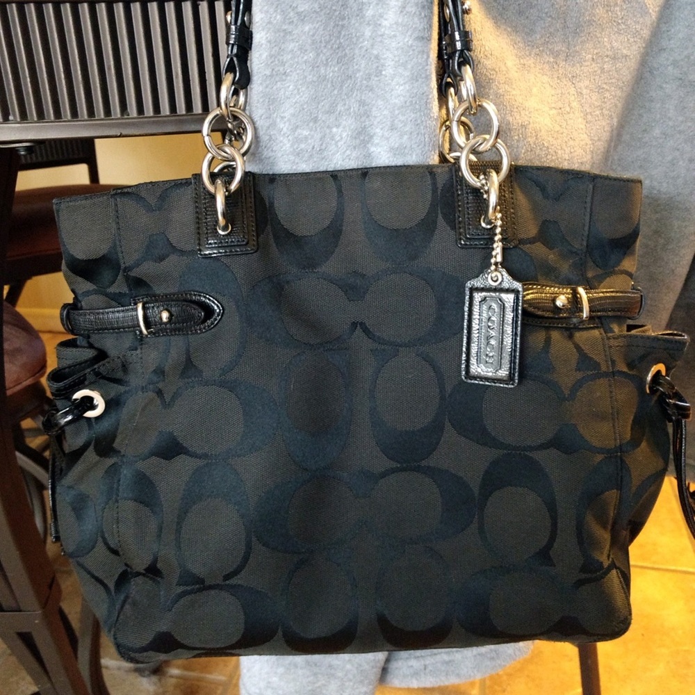 Coach purse black Authentic